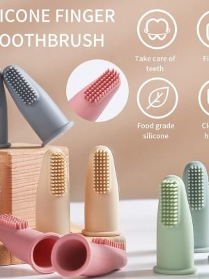 Nontoxic Cat Finger Tooth Brush