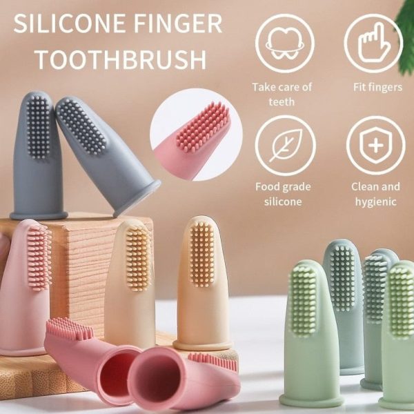Nontoxic Cat Finger Tooth Brush