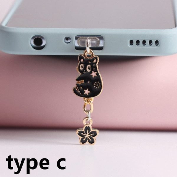 Cat Phone Dust Protection Charms