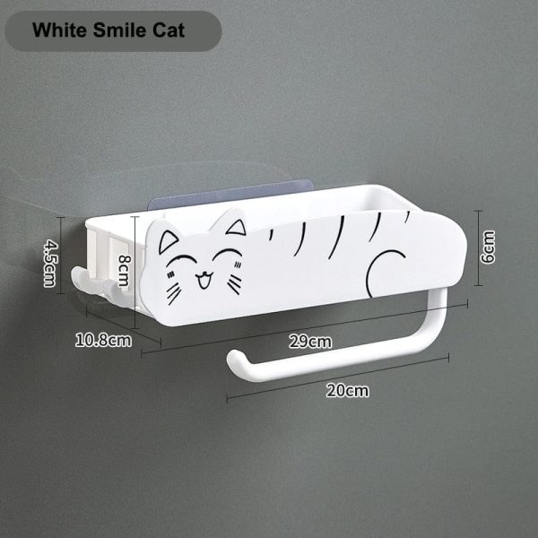 Cute Cat Bathroom Shelf Organizer