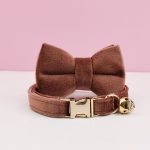 Personalized Velvet Cat Bow Collars