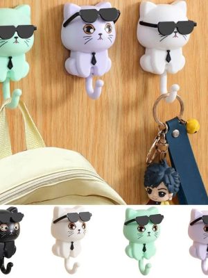 Wall Hanging Funny Cat Hooks
