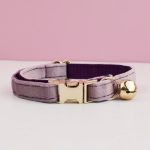 Personalized Velvet Cat Bow Collars