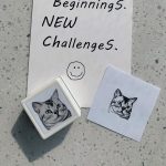 Custom-Made Personalized Cat Portrait Stamp