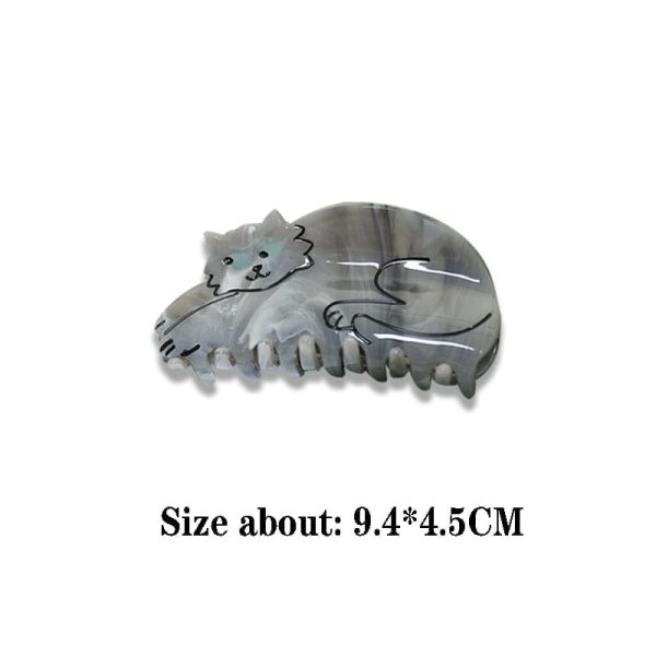 Cats on Acrylic Claw Clips
