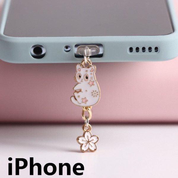 Cat Phone Dust Protection Charms