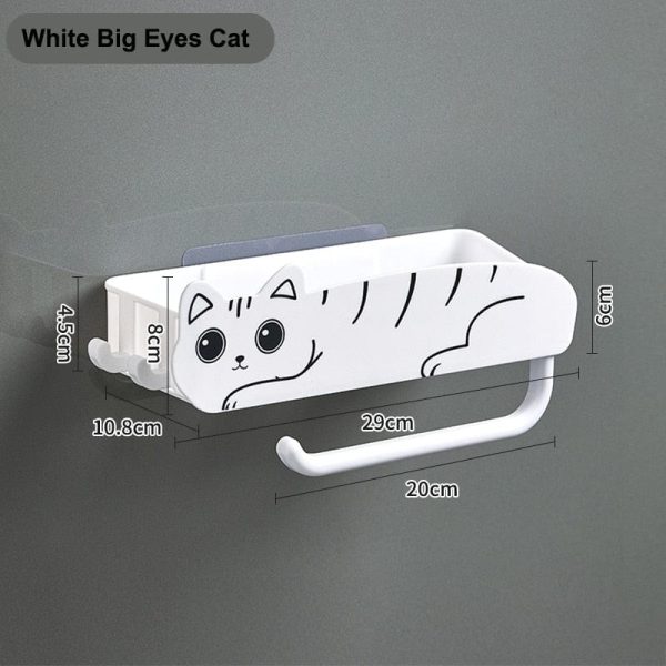 Cute Cat Bathroom Shelf Organizer