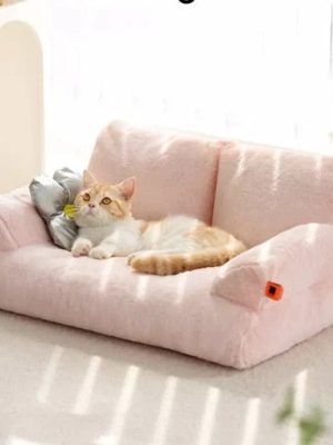 Luxurious Cat Sofa and Cushion