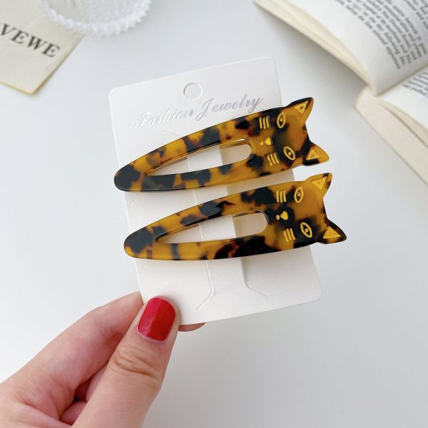 Fashionable Cat Barrettes Hair Accessories