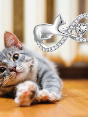 Cat Infinite Sterling Silver Ring
