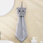 Cat Face Bathroom Hand Towel