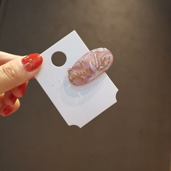 Sweet Oval Cat Hair Clips