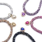 Luxury Cat Collar Heart Pendant