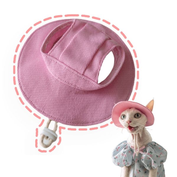 Adjustable Travel Sunscreen Cat Hat