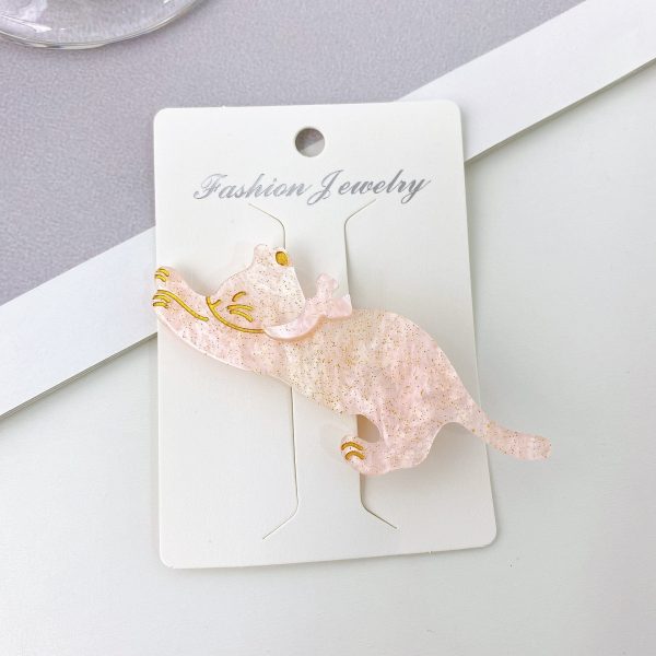 Colorful Cat Duckbill Hair Clips