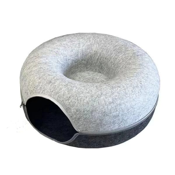 Cat Donut Indoor Interactive Bed
