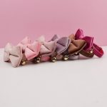 Personalized Velvet Cat Bow Collars