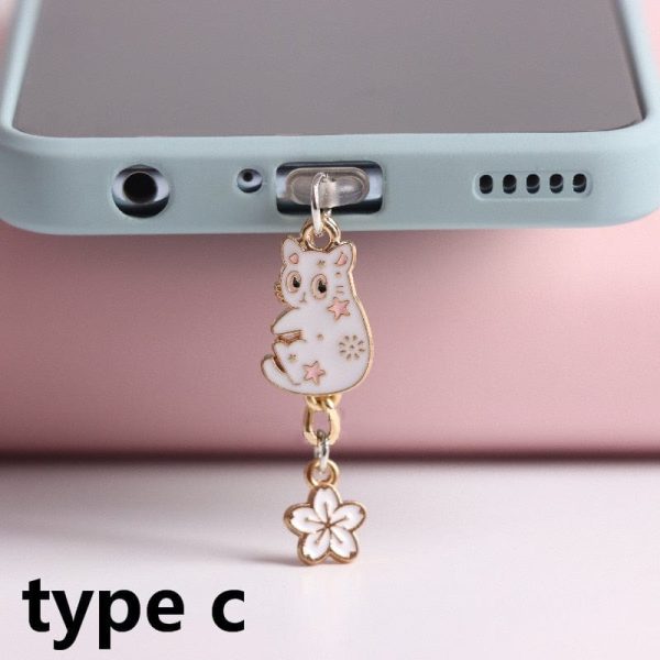 Cat Phone Dust Protection Charms