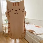 Cozy Cat Flannel Single Blanket