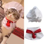 Cute Cat Chef Cap Costume