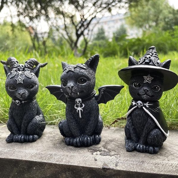 Magical Cat Outdoor Garden Gnomes