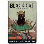 Funny Vintage Metal Cat Signs