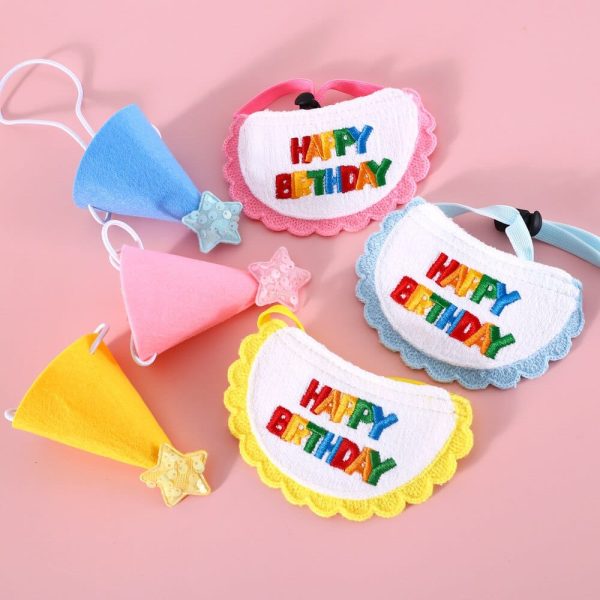 Cat Birthday Party Scarf Hat