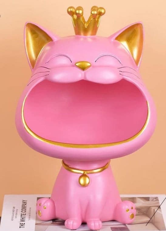 Cat Statue Sculpture Table Decoration