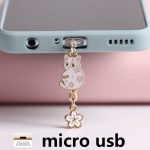 Cat Phone Dust Protection Charms