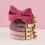 Personalized Velvet Cat Bow Collars