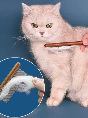 Wooden Cat Comb