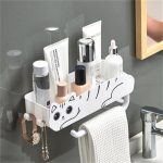 Cute Cat Bathroom Shelf Organizer