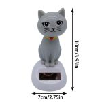 Solar Powered Car Dashboard Cat