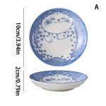 Lucky Cat Ceramic Mini Plates
