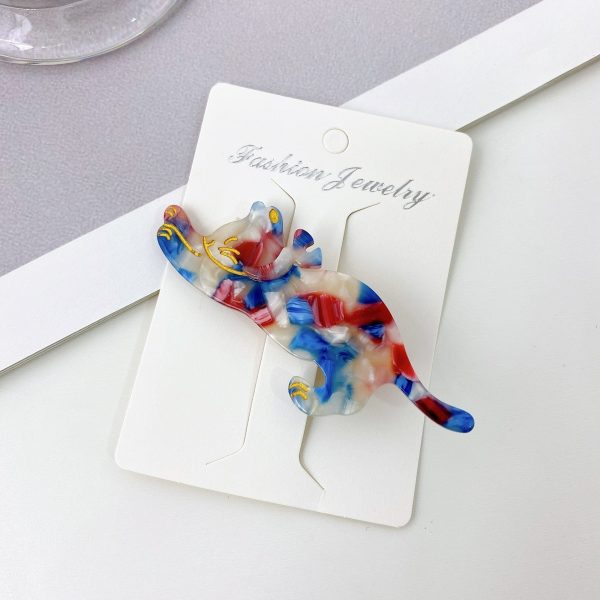 Colorful Cat Duckbill Hair Clips