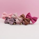 Personalized Velvet Cat Bow Collars