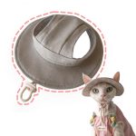 Adjustable Travel Sunscreen Cat Hat