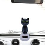 Solar Powered Car Dashboard Cat