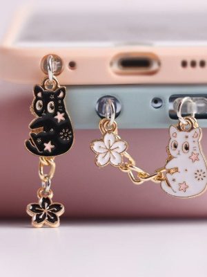 Cat Phone Dust Protection Charms