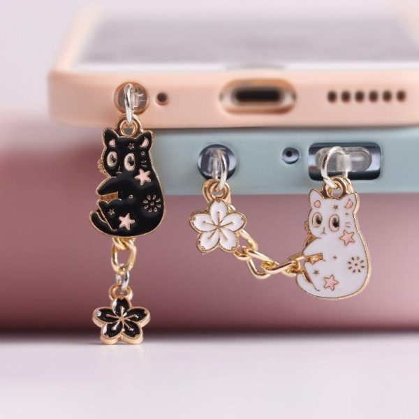 Cat Phone Dust Protection Charms