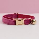 Personalized Velvet Cat Bow Collars
