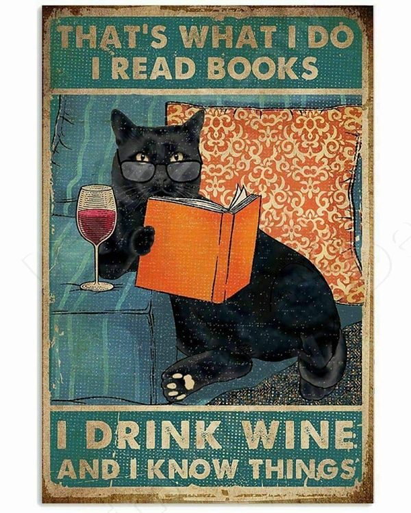 Funny Vintage Metal Cat Signs