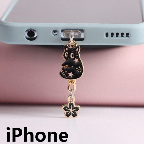 Cat Phone Dust Protection Charms