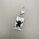 Funny Cat Tarot Card Keychains