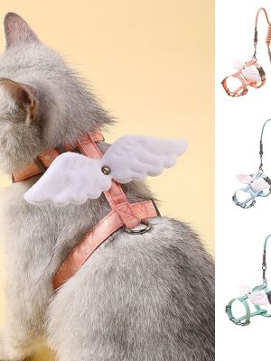 Sweet Angel Wing Cat Strap Harness