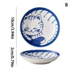 Lucky Cat Ceramic Mini Plates