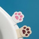 2pcs Paw Toilet Seat Lifters