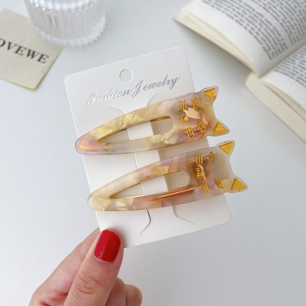 Fashionable Cat Barrettes Hair Accessories