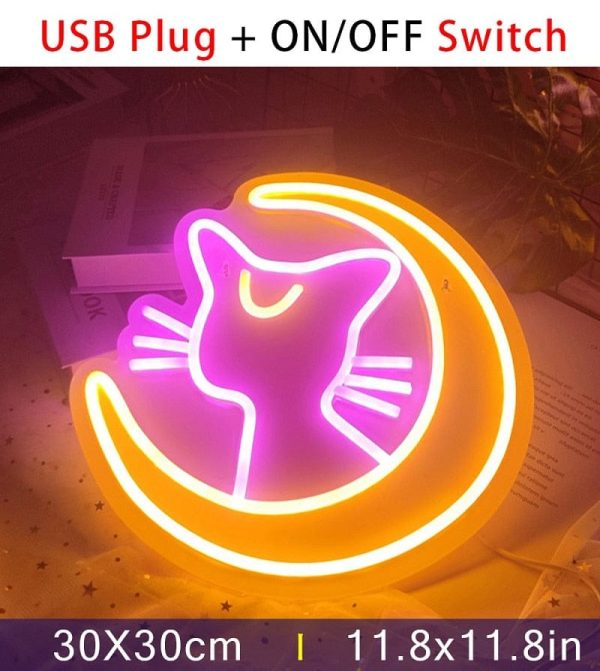 Cat Lamp LED Neon Collection