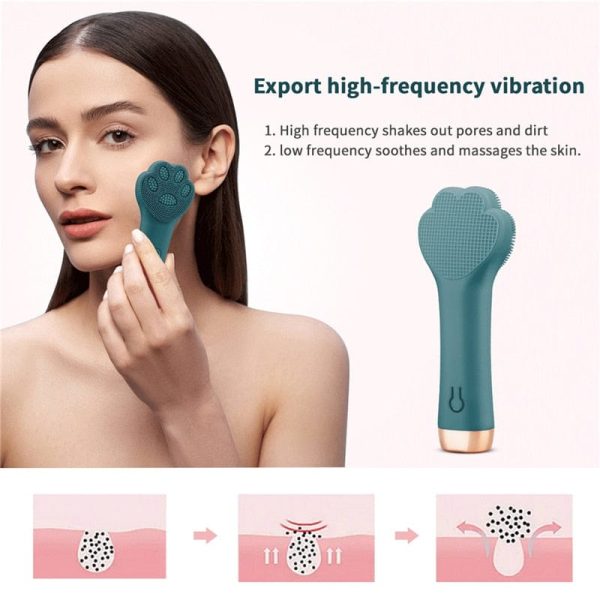 Electric Skincare Paw Cleansing Brush